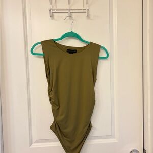 House of Harlow Olive Green Bodysuit
